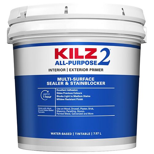 KILZ 2 ALL-PURPOSE Interior/Exterior Primer - 7.58 L