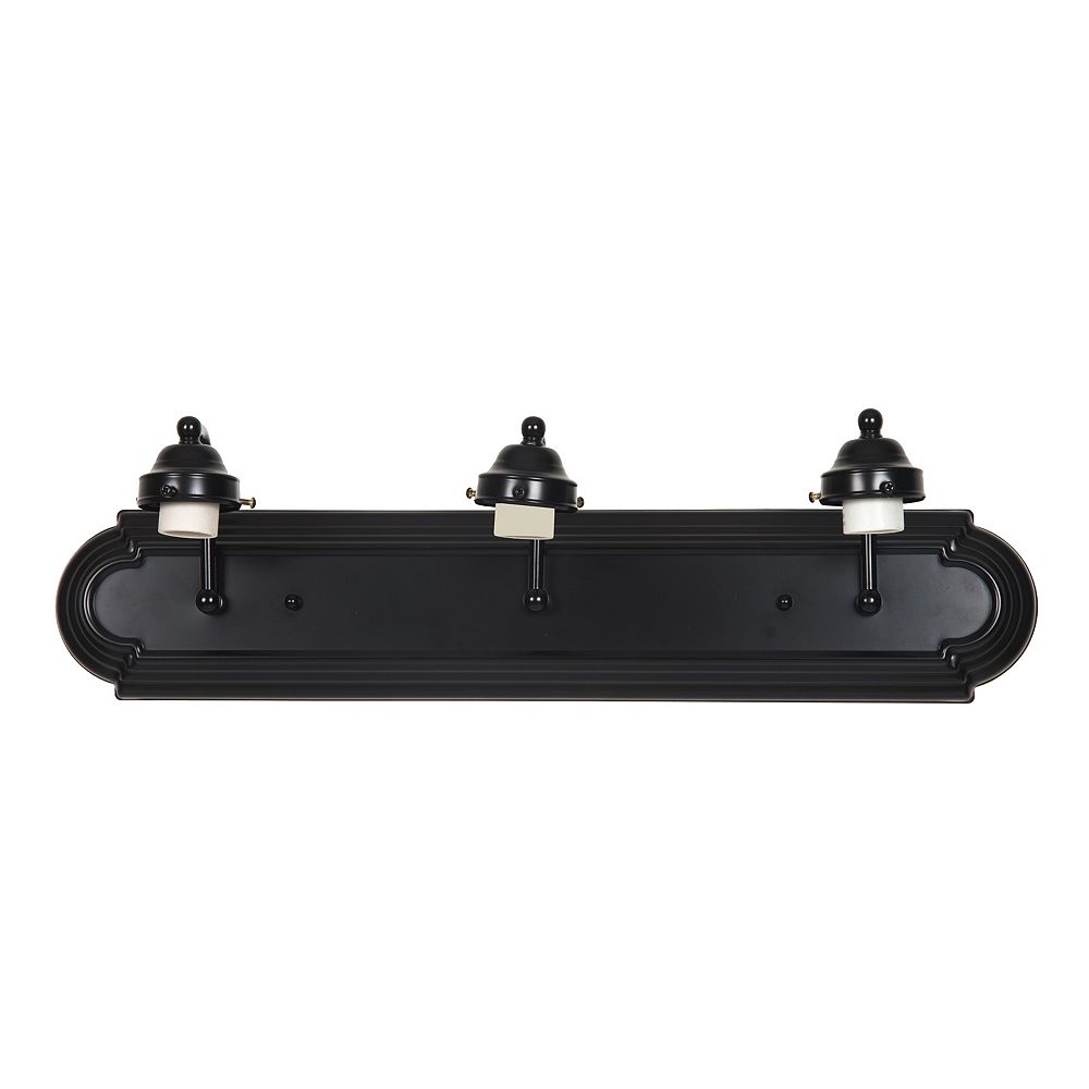 Shawson Lighting 24 In. Bathroom Vanity Holder, Weathered Bronze Finish