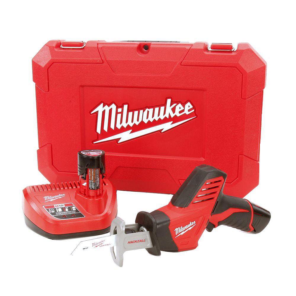 Milwaukee Tool M12 HACKZALL Cordless Reciprocating Saw The Home Depot