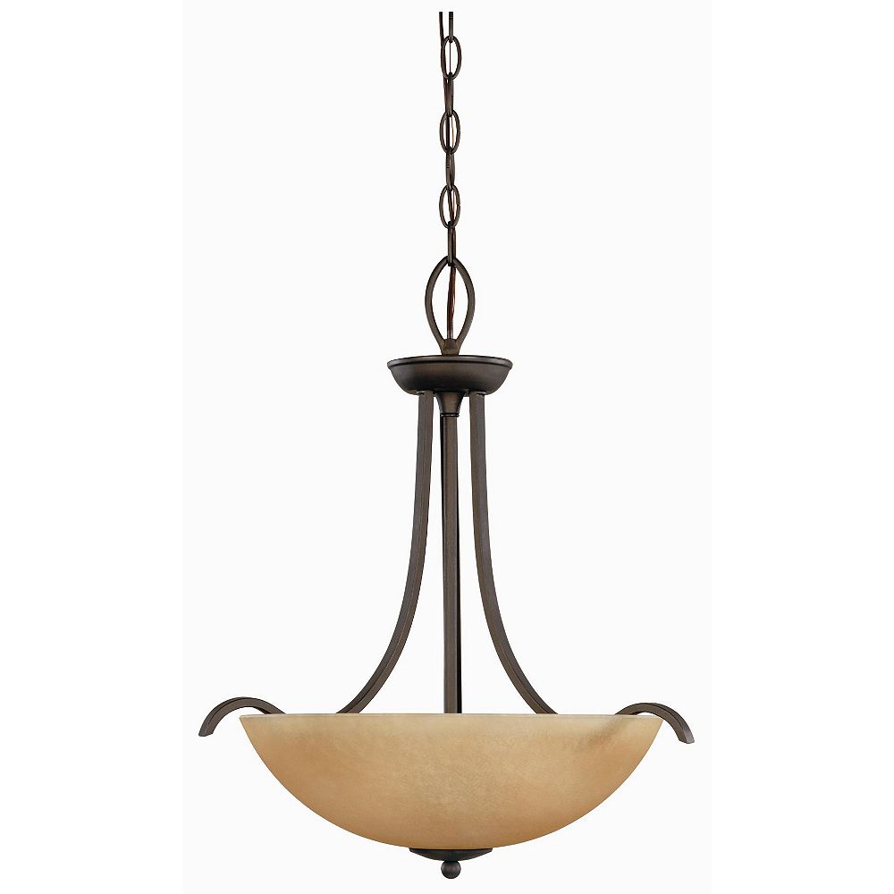 Commercial Electric 2-Light Pendant, Oil Rubbed Bronze Finish | The ...