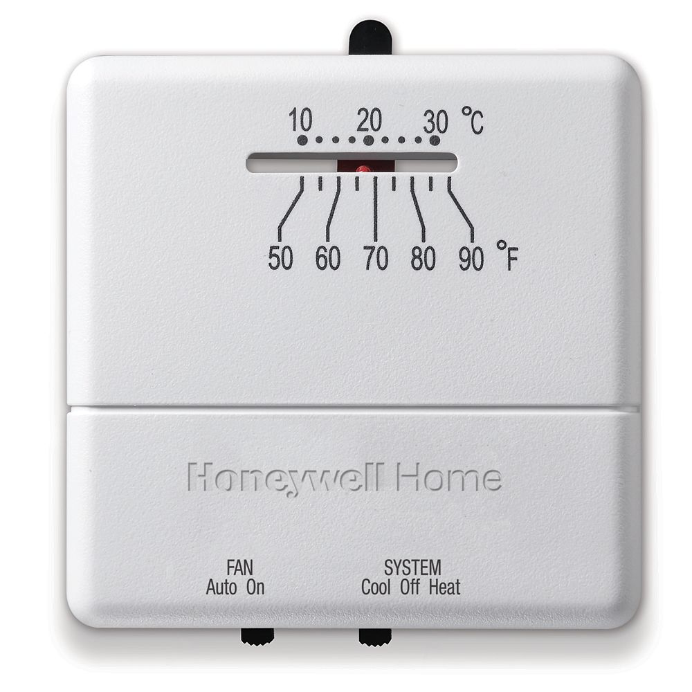 Honeywell Home Economy Heat Only Manual Thermostat The Home Depot Canada