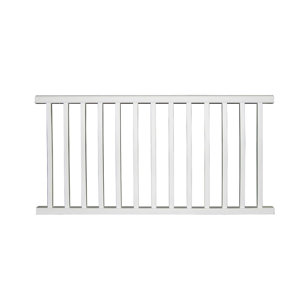 Plastival 67.75 Inch x 36 Inch PreAssembled Vinyl Classic Railing