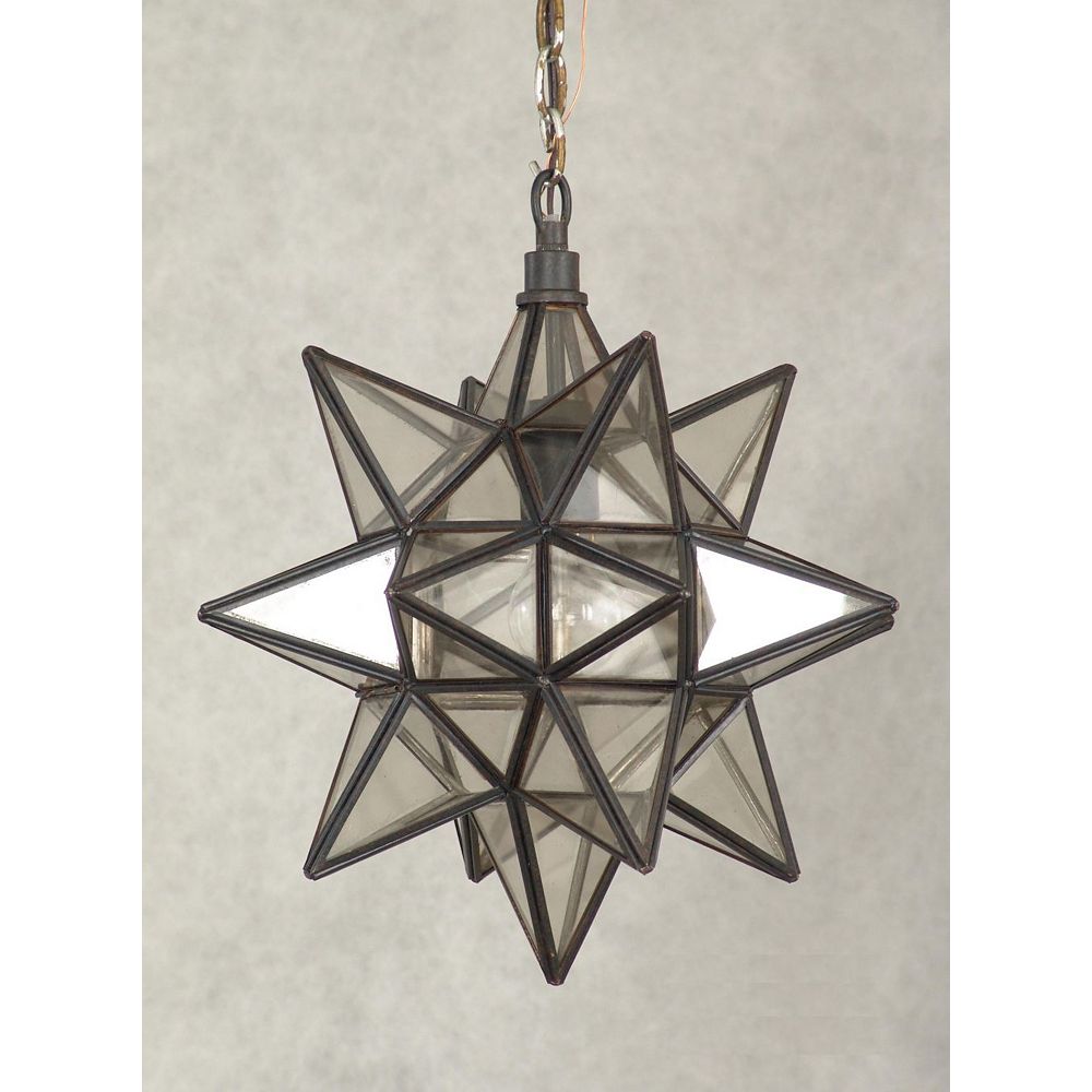 Hampton Bay Moravian Star Collection 1, Outdoor Moravian Star Light Fixture