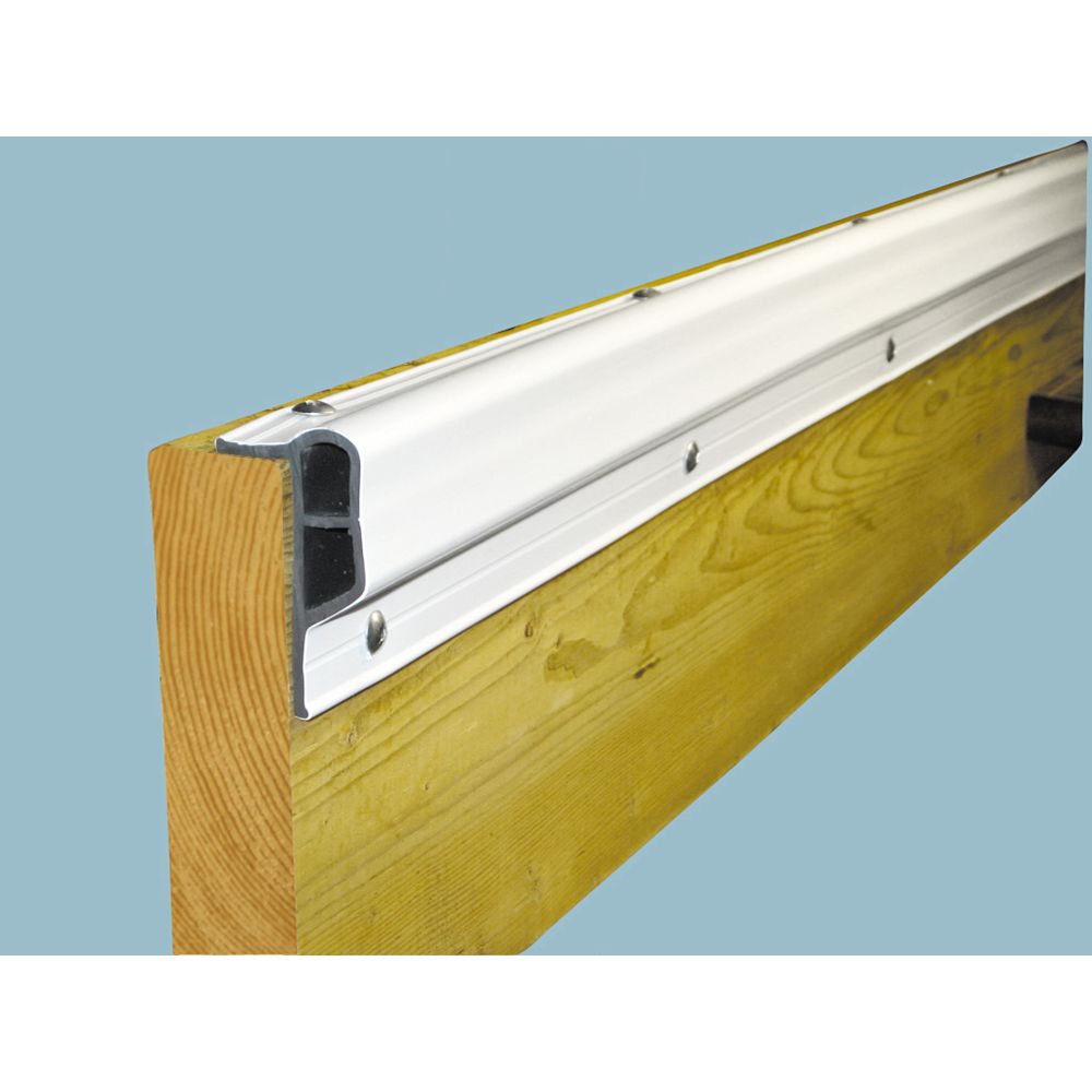 Dock Edge "Dock Guard Profile, White, 24ft/crt" The Home Depot Canada