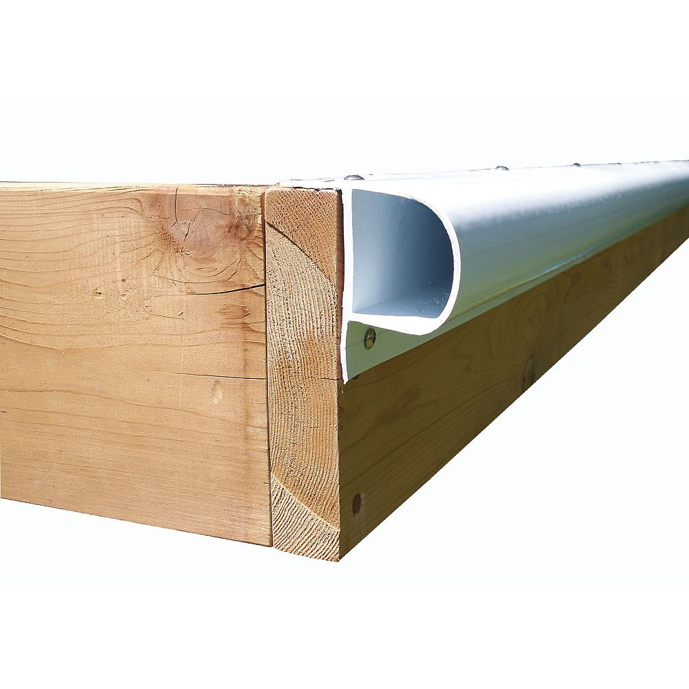 Dock Edge "Single P Dock Bumper Profile, White" The Home Depot Canada
