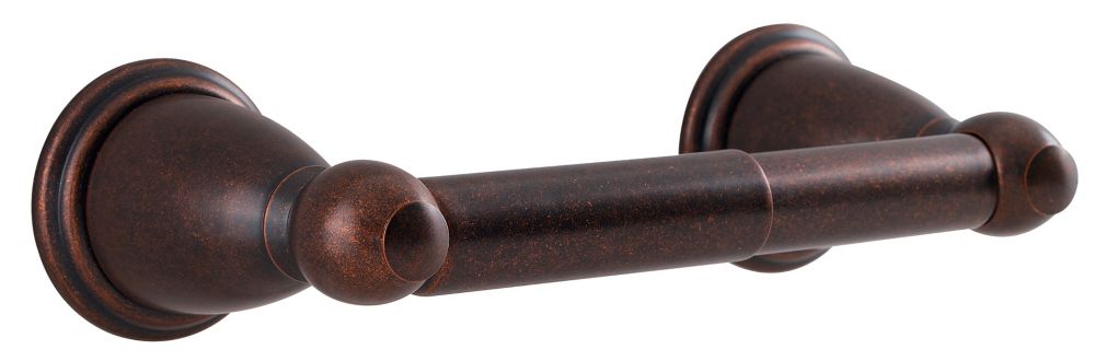 Pfister Conical DoublePost Toilet Paper Holder in Rustic Bronze The