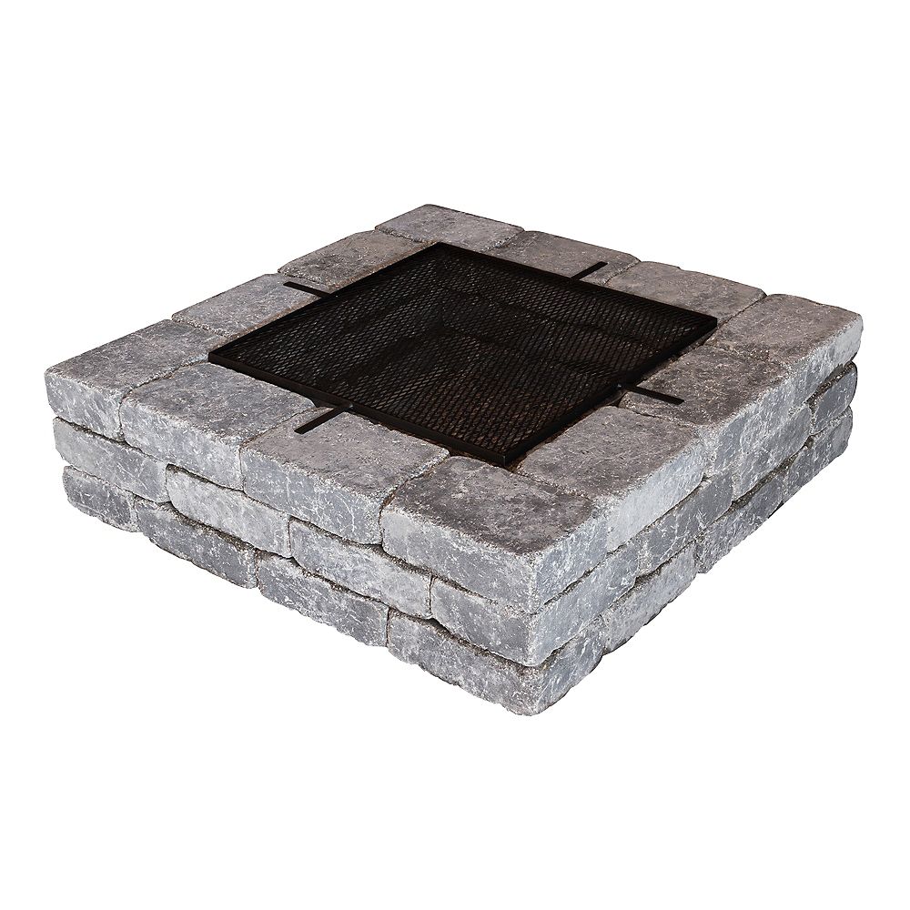 Barkman Oasis Square Fire Pit In, Square Backyard Fire Pit
