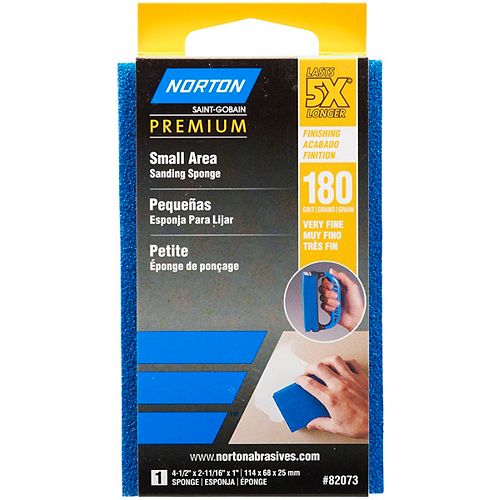 Norton Premium 5X Small Area Sponge 180VFine