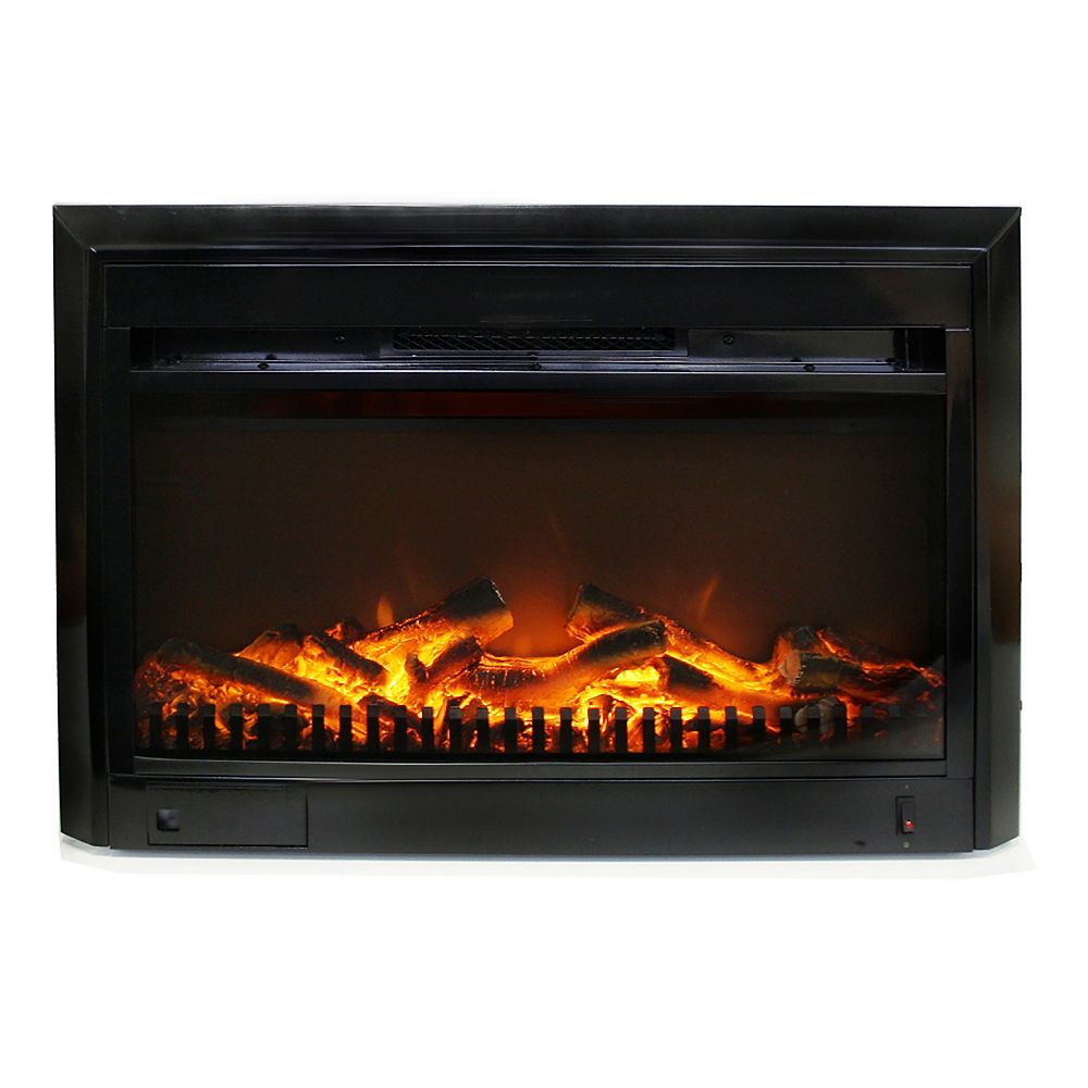 Paramount 25 Inch X 18 Electric Fireplace Insert With Gentle Touch Controls The Home Depot Canada Electric Fireplace Insert, Electric Fireplace Insert Replacement Canada