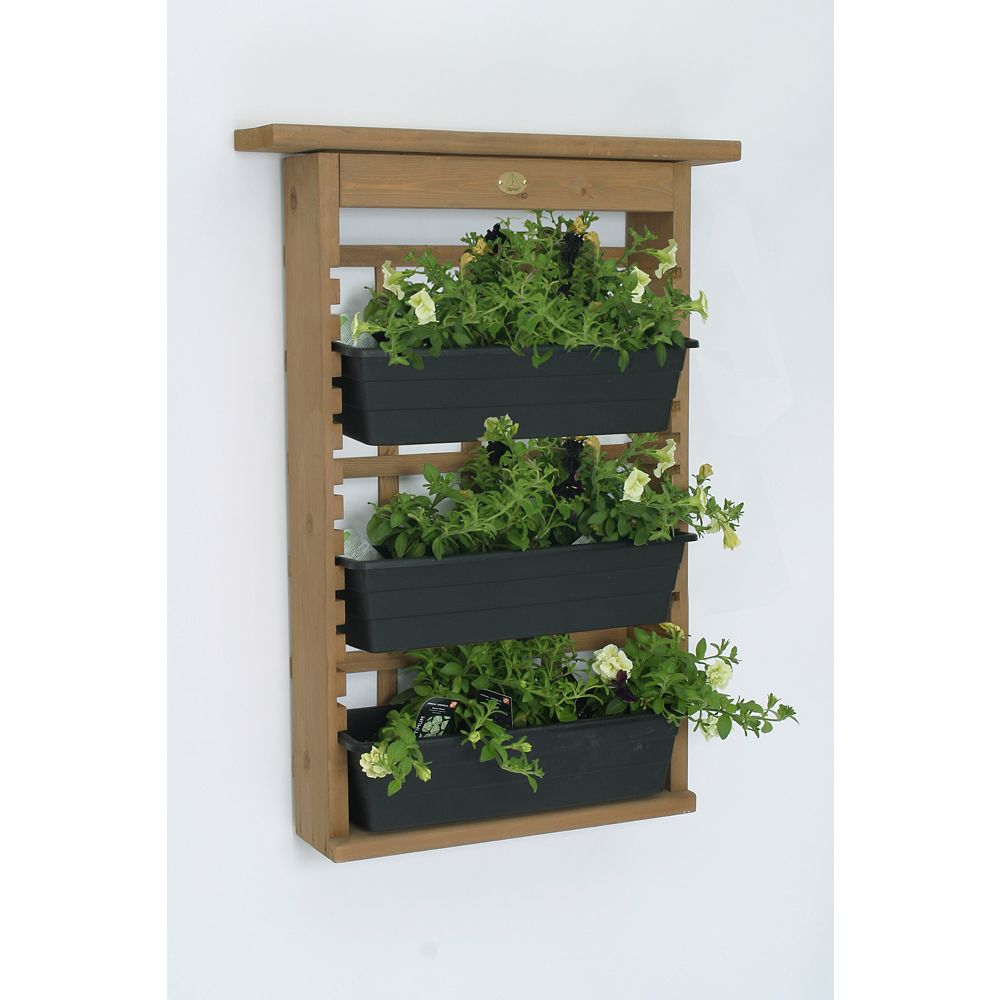 Algreen Products Garden View Decorative Indoor Outdoor Vertical Garden And Living Wall The Home Depot Canada