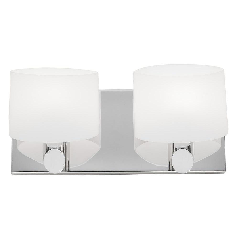 Filament Design 2 Light Wall Chrome Halogen Bathroom Vanity The Home