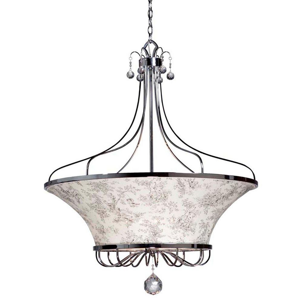 Filament Design 12 Light Ceiling Chrome Incandescent Pendant The Home