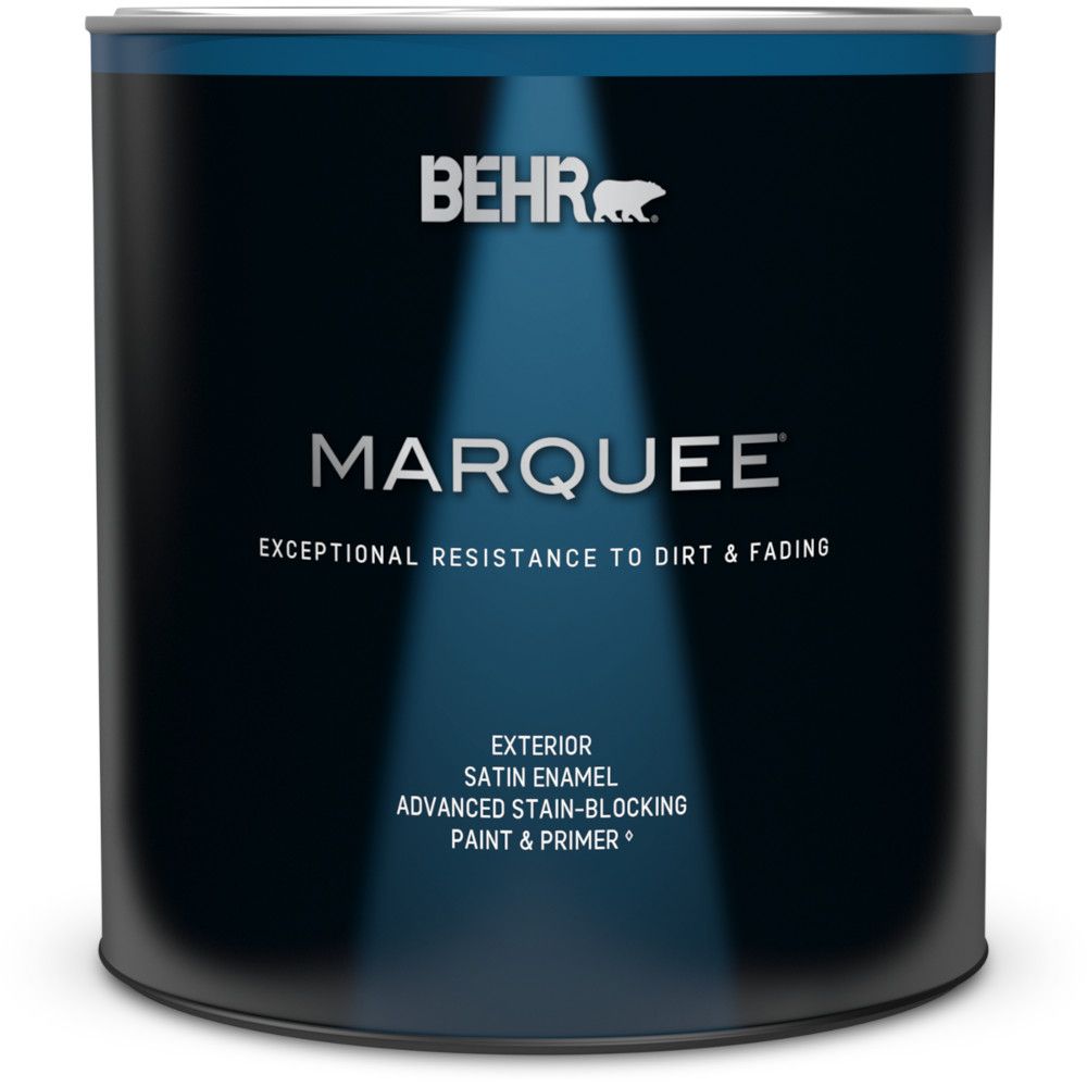 Behr Marquee Marquee 946 ML Medium Base Satin Enamel Exterior Paint   P 1000653628 