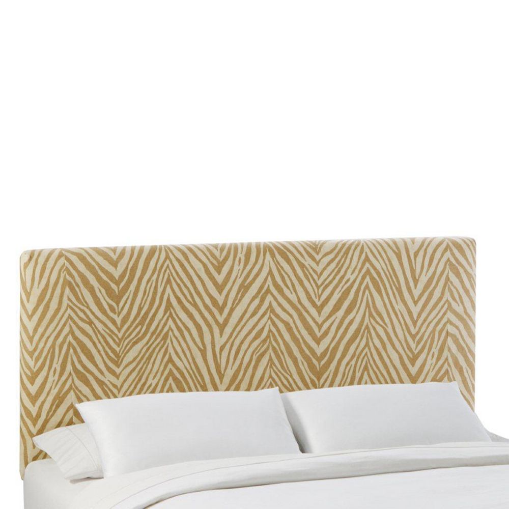 Skyline Furniture Twin Slipcover Headboard in Sudan Camel The Home