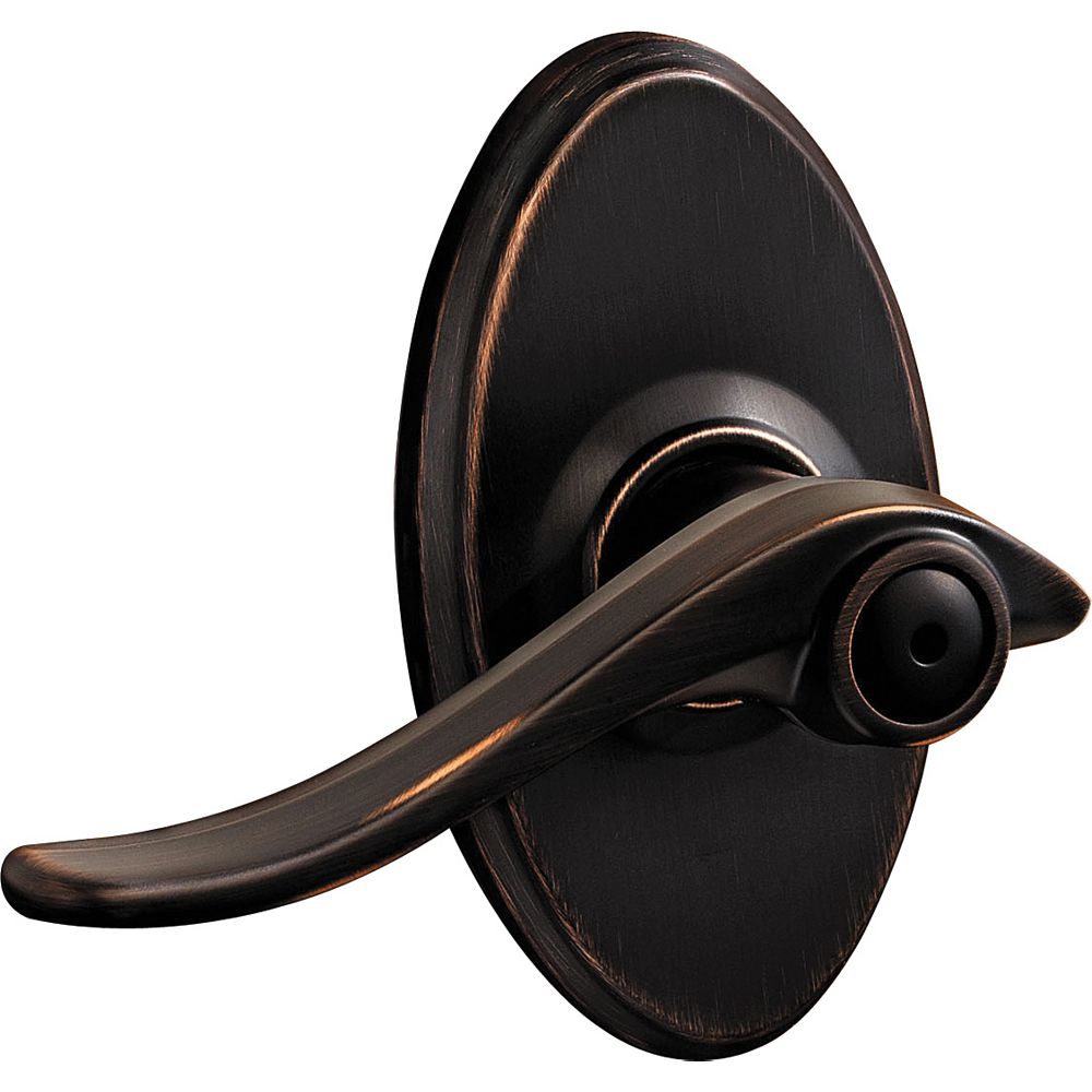 Weiser Avalon Venetian Bronze Privacy Lever The Home Depot Canada