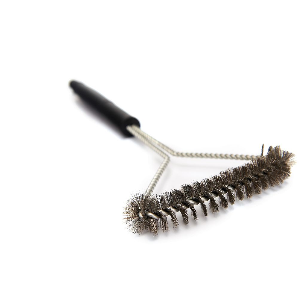 GrillPro Wide Stainless Steel Bristle BBQ Brush The Home Depot Canada