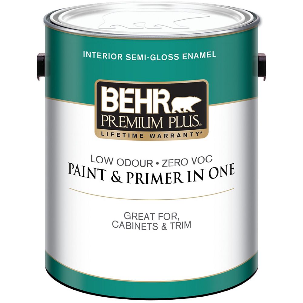 Behr Premium Plus Behr Premium Plusmd Peinture Interieure Email Semi Brillant Base Moye Home Depot Canada