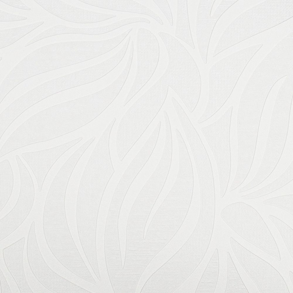 Paintables Eden White Paintable Removable Wallpaper The Home Depot Canada