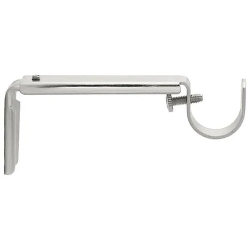 3/4-inch Decorative Curtain Rod Bracket in Silver