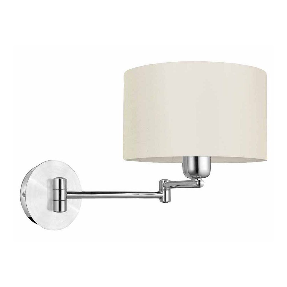 Eglo Halva Swing Arm Wall Light In Brushed Aluminum And Chrome With Cream Shade The Home Depot Canada Eglo Halva Swing Arm Wall Light In, Swing Arm Wall Lamp Canada