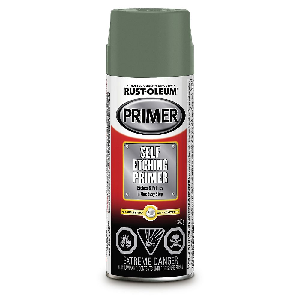 Rust-Oleum Specialty Automotive Self Etching Primer in Grey-Green, 340 ...