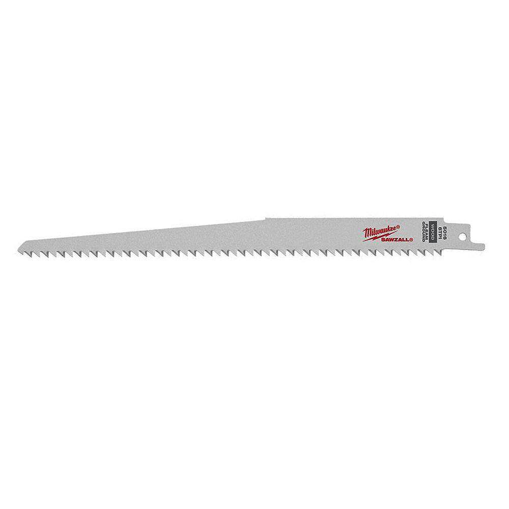 Milwaukee Tool 9 inch 6 TPI Fleam Ground Sawzall Blades (5 Pk) The