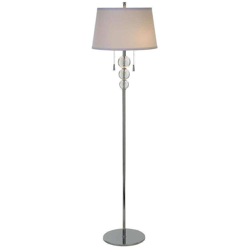 Trend Lighting 2 Light Floor Polished Chrome Incandescent Floor Lamp