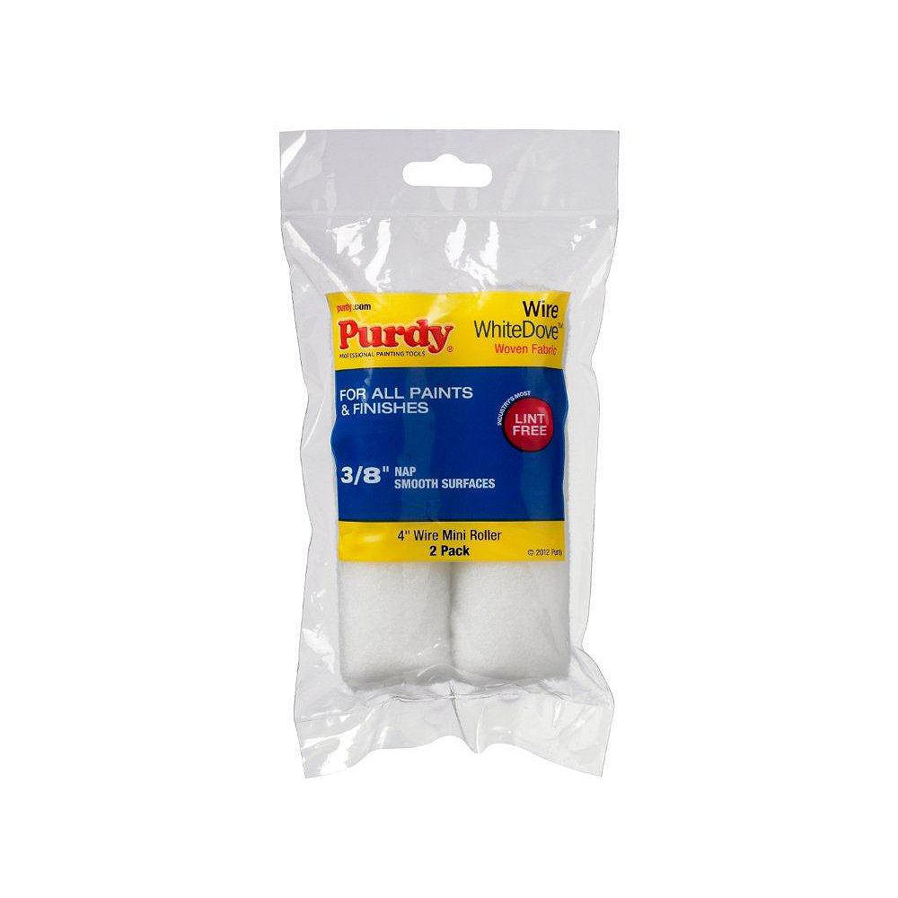 Purdy White Dove 4" Wire Mini Roller 3/8 2 Pk The Home Depot Canada