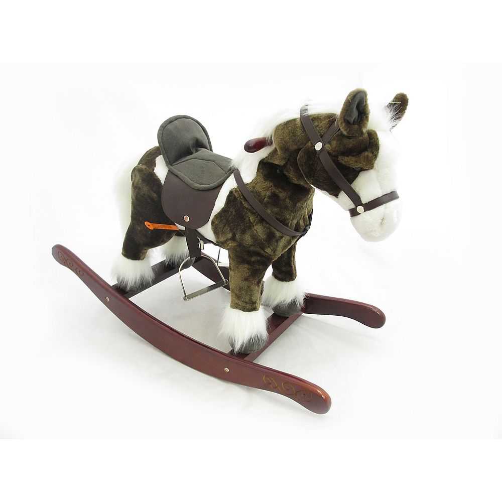 Home Accents 29 Inch Rocking Horse Brown The Home Depot Canada