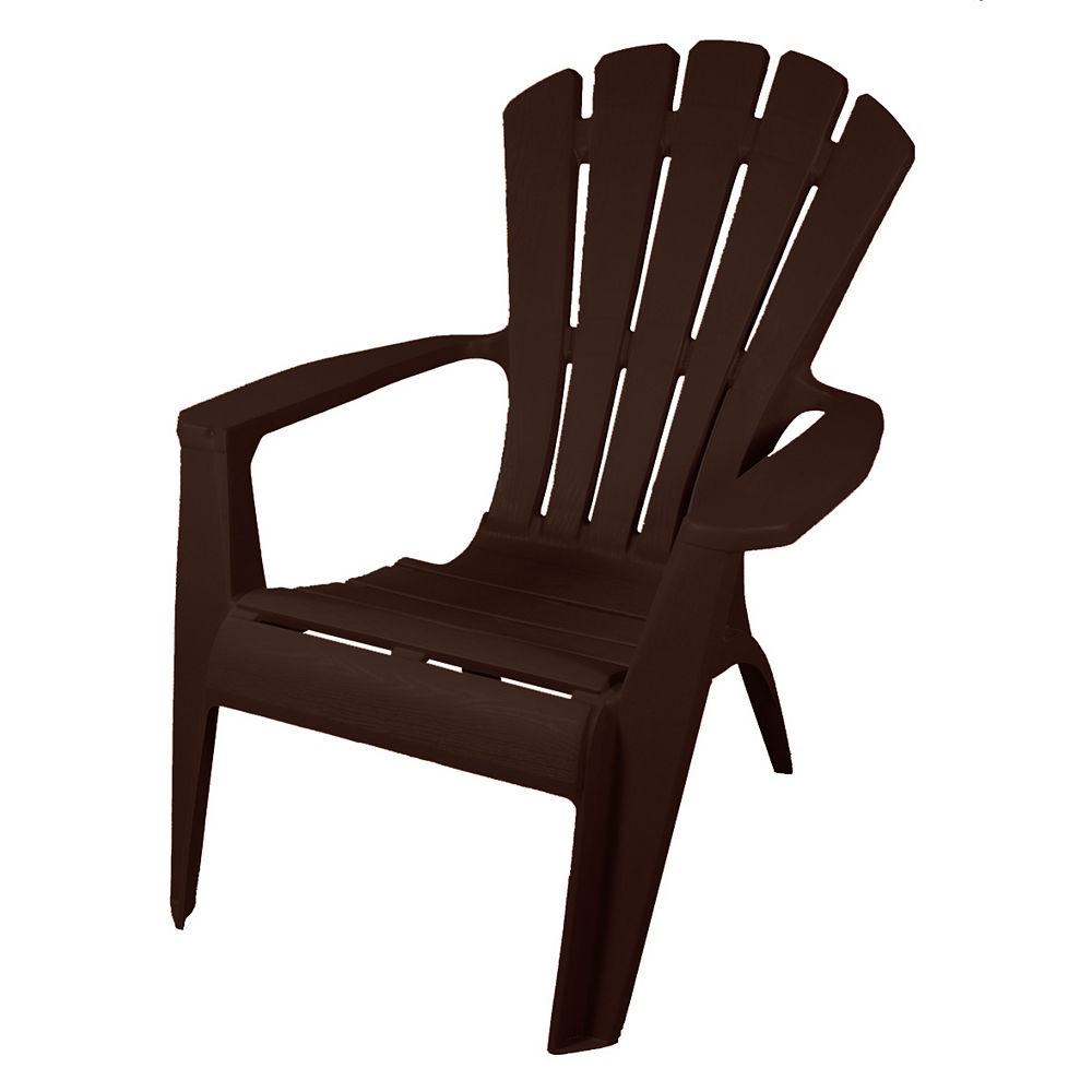 Gracious Living Outdoor Adirondack Chair in Earth The Home Depot Canada