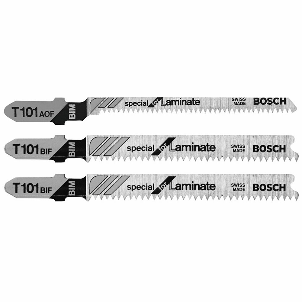 Bosch 3Piece TShank Jig Saw Blade Set The Home Depot Canada