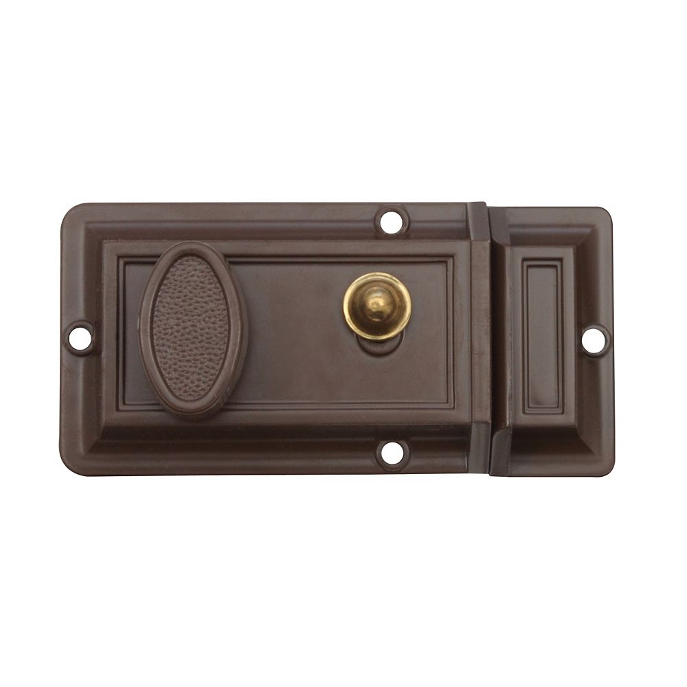 Brown Night Latch Deadbolt The Home Depot Canada