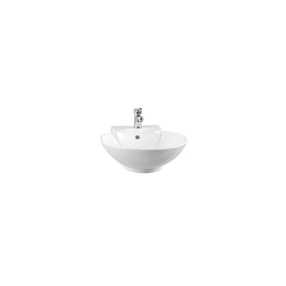 Vitra Laguna Vessel Sink in White | The Home Depot Canada