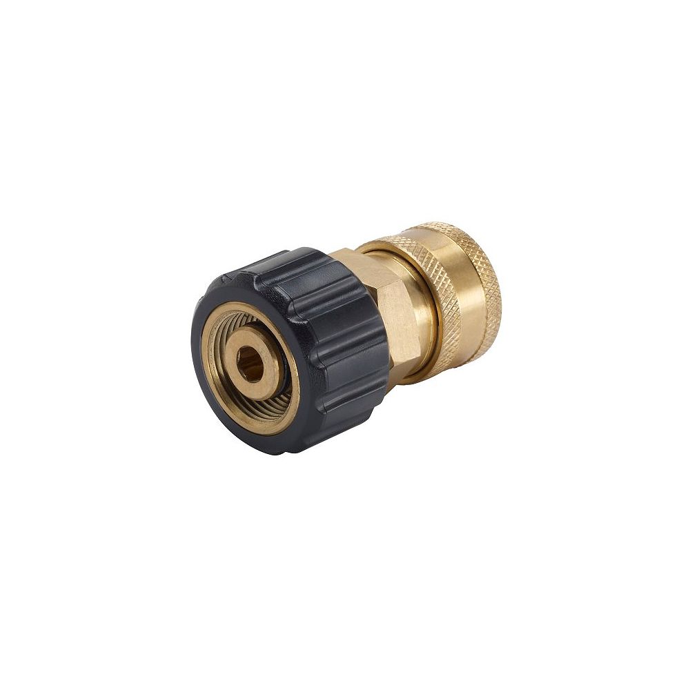 Power Care 3 8 In Female Quick Connect X M22 Connector For Pressure Washer The Home Depot Canada