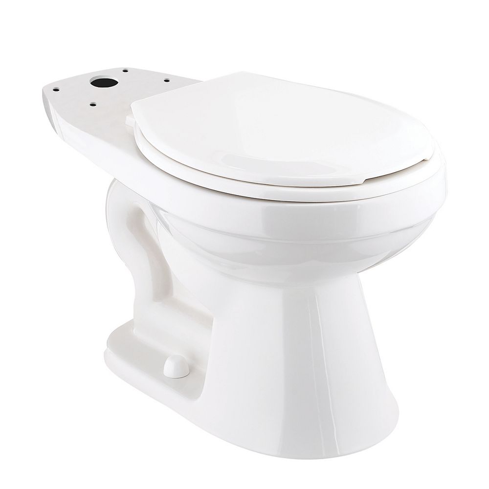 Foremost Premier Round Toilet Bowl Only in White The Home Depot Canada