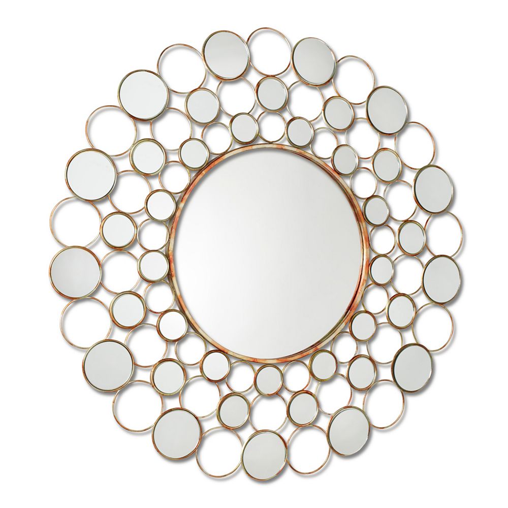 The Tangerine Mirror Company Marigold Mirror The Home Depot Canada