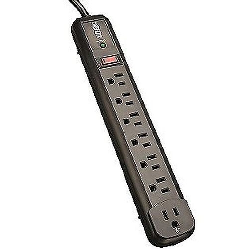 7 Right Angle Outlets, Black