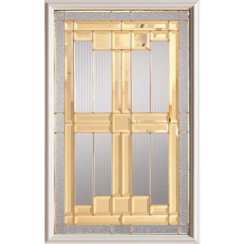 STANLEY Doors 23 inch x 37 inch Borduas 1/2 Lite Decorative Glass