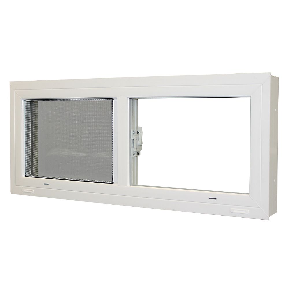 Farley Windows 30 Inch X 11 1 2 Inch Sliding Basement Window The Home Depot Canada