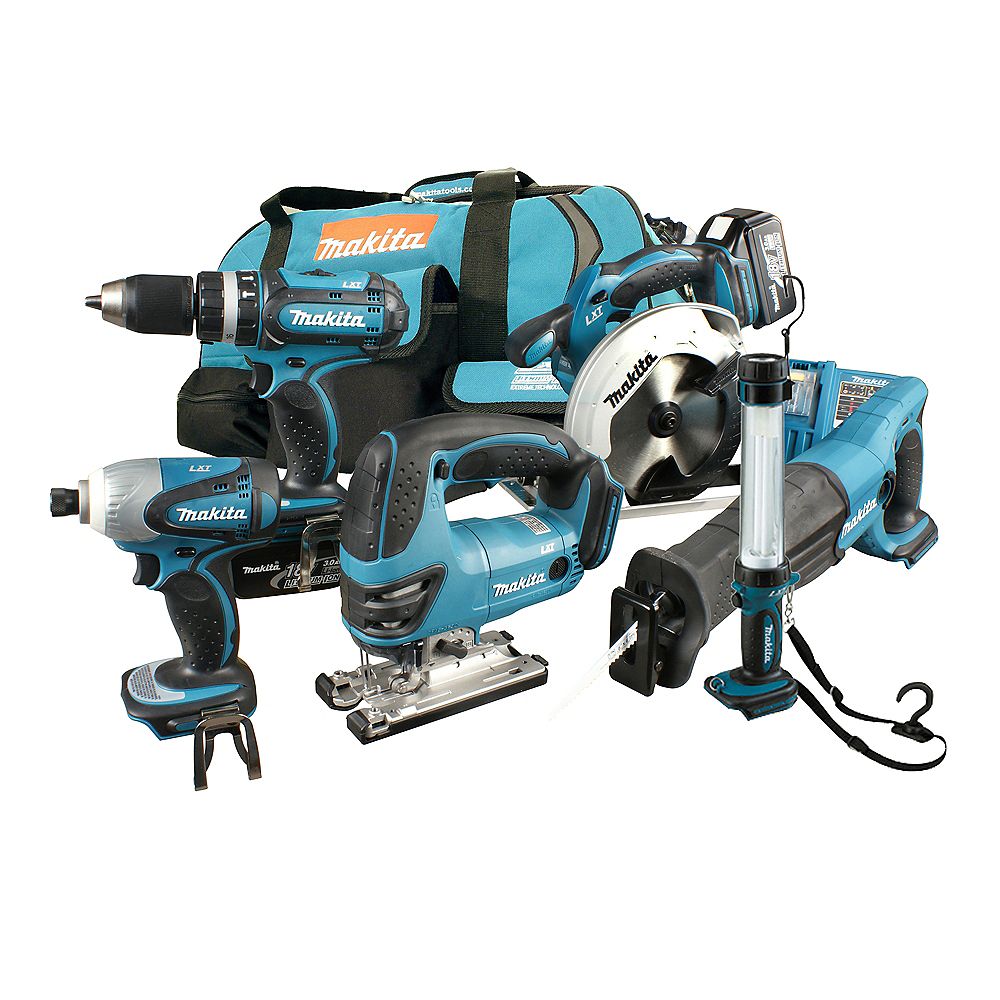 MAKITA 18V 6Piece Combo Kit The Home Depot Canada