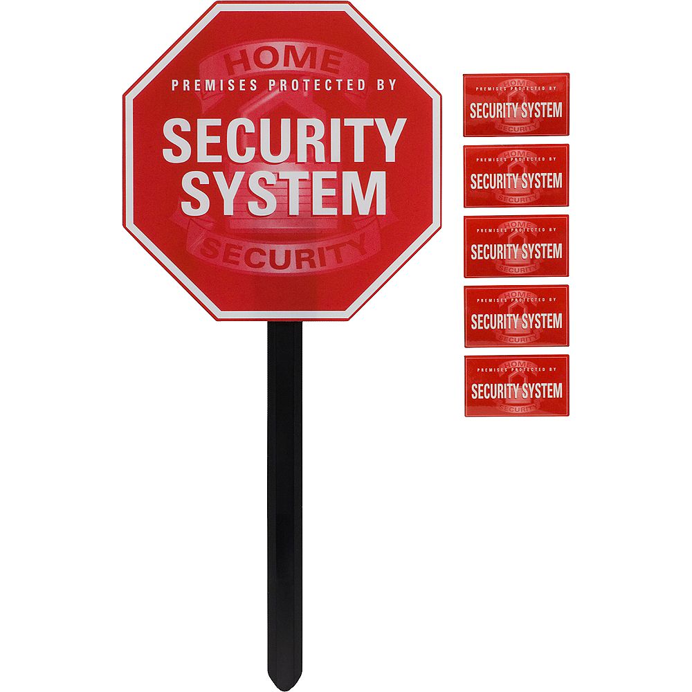 GE Security Sign With Yard Stake | The Home Depot Canada