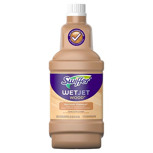 Swiffer 1 25 L Wetjet Wood Floor Cleaner Solution Refill The L Wetjet Wood Floor Cleaner