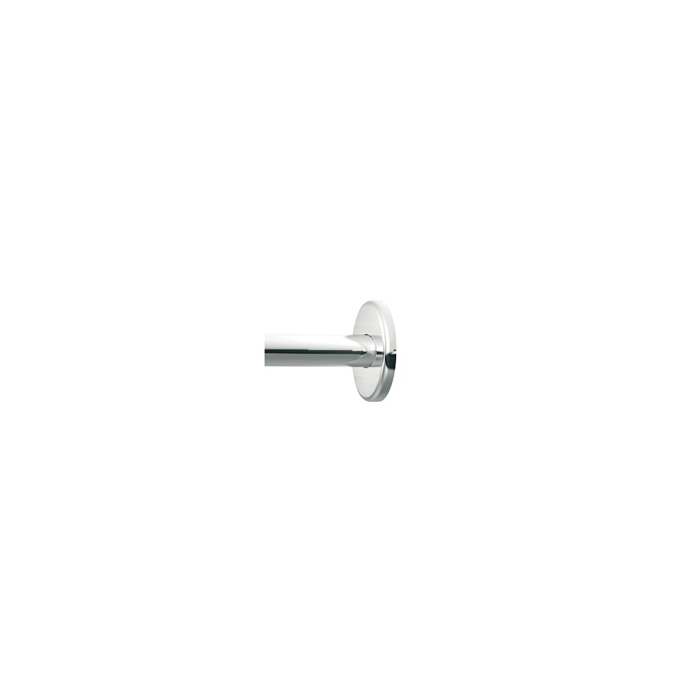 MOEN Adjustable Curved Shower Rod Chrome The Home Depot Canada