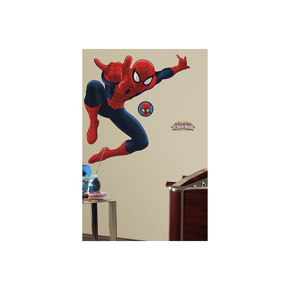 RoomMates MarvelUltimate Spiderman Peel & Stick Giant Wall Decal The