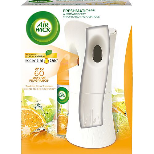 Freshmatic Automatic Spray Air Freshener Kit with 1 Refill in Sparkling Citrus