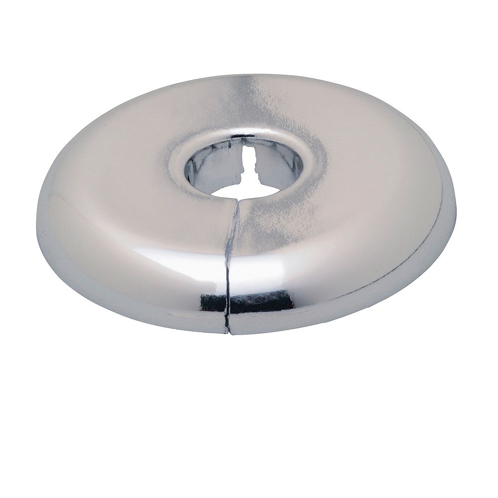 MOEN Chrome Plated Plastic Split Pipe Flange 1/2 Inch C Or 3/8 Inch I.P