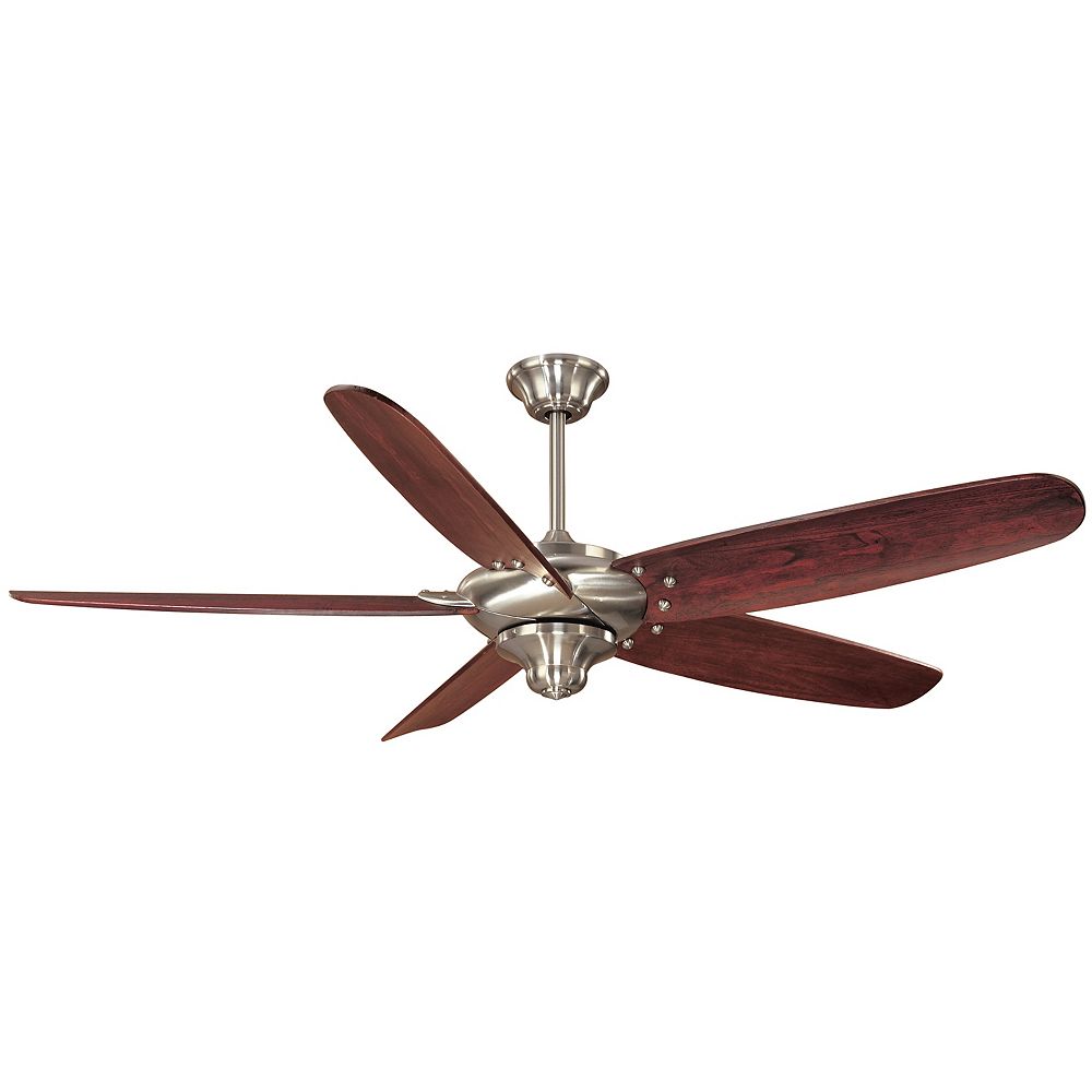 Hampton Bay Altura 56inch Indoor Brushed Nickel Ceiling Fan with Remote Control The Home