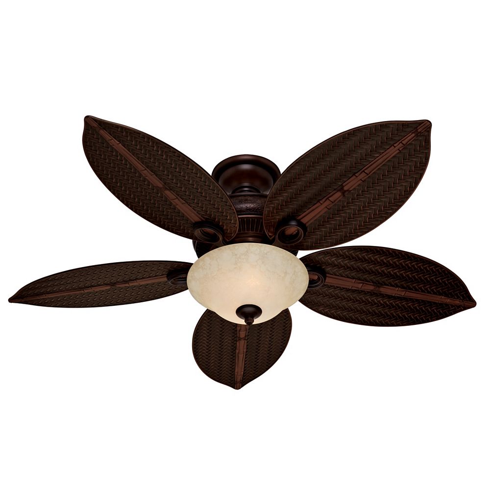 Hunter Curacao Cocoa Ceiling Fan 54, Tropical Ceiling Fans With Lights Canada
