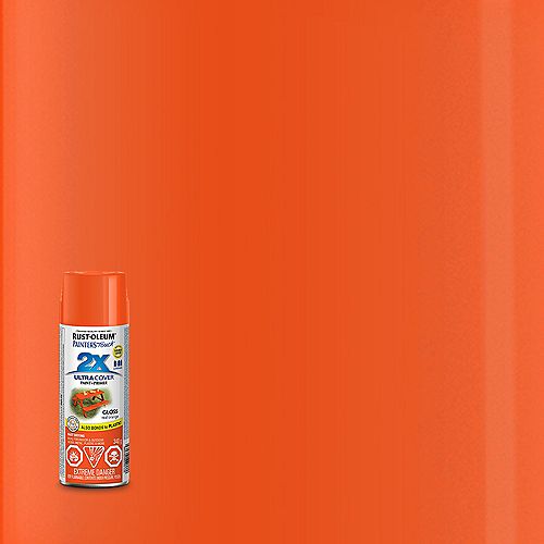 Orange Spray Paint & Accessories Paint The Home Depot Canada