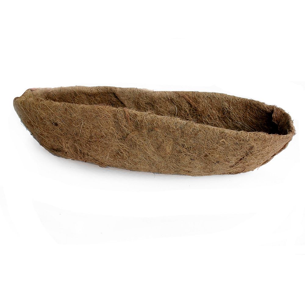 HDG 30inch Trough Planter Coco Liner The Home Depot Canada